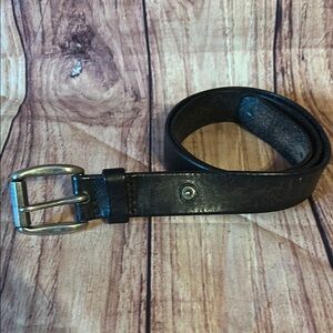 Levis Black Genuine Leather Belt with Timeless Appeal